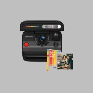 Polaroid Flip Fekete instant kamera -  Film Bundle (8 photos)