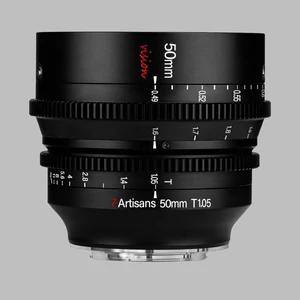 7Artisans 50mm T1.05 (Sony E) APS-C Cine objektív