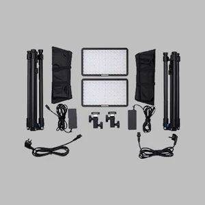 amaran Pano 60c 2-Light Kit RGBW LED panel - Fekete