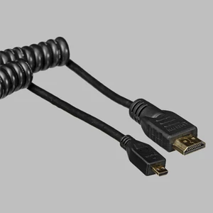 Atomos Micro HDMI - Full HDMI spirálkábel 30cm