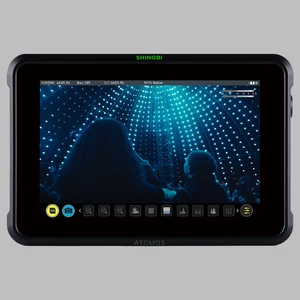 Atomos Shinobi 7 kontroll monitor előlnézet