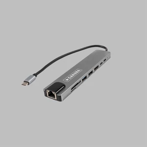 Caruba 8 az 1-ben USB-C hub met Ethernet