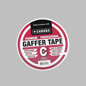 Caruba Gaffer Tape - 50 méter x 5 cm fehér