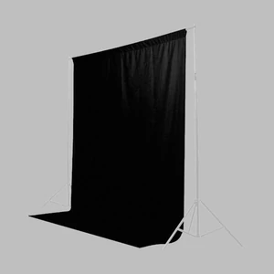 Caruba háttérvászon 2x3m Fekete