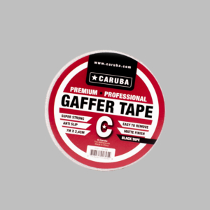 Caruba Gaffer Tape Nano Roll 7méter x 2.4cm fekete Szövetszalag