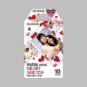 Fujifilm Instax Mini Heart Sketch Film