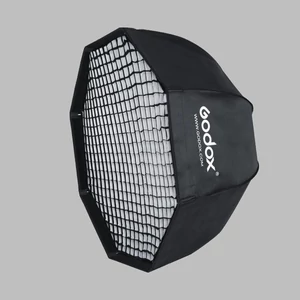 Godox Octobox 120 - Ernyőként nyitható softbox méhsejtráccsal 120cm