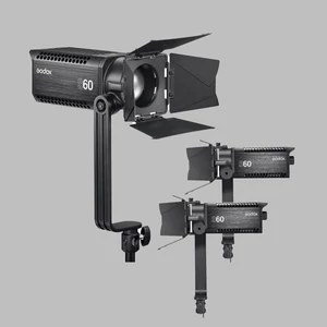 Godox Focusing LED Light S60 Kit - 3db lámpa kiegészítőkkel