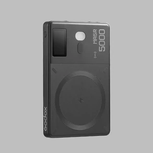 Godox MA5R  RGB LED lámpa és vezeték nélküli power bank- Fekete