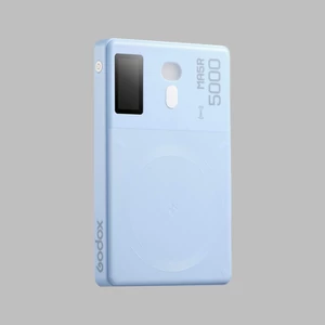 Godox MA5R  RGB LED lámpa és vezeték nélküli power bank - Kék