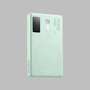 Godox MA5R  RGB LED lámpa és vezeték nélküli power bank - Zöld