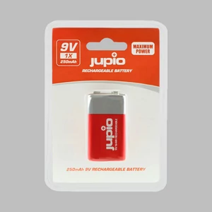 Jupio Max Power 9V 250 mAh újratölthető akkumulátor