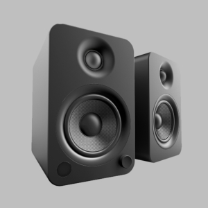 Kanto Audio YU4 Aktív Bluetooth hangfal - matt fekete