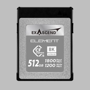 Exascend 512GB Element Series CFexpress Type B Memória Kártya