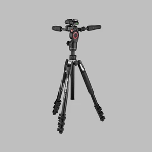 Manfrotto Befree live 3D kit: alu állvány csatos láb+3D live fluid fej