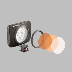 Manfrotto Lumimuse 6 led lámpa+kiegészítők fekete színben
