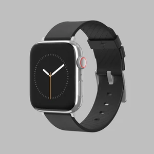 Moment EveryDay bőr szíj Apple Watch-hoz - 42/44/45mm - Fekete bőr