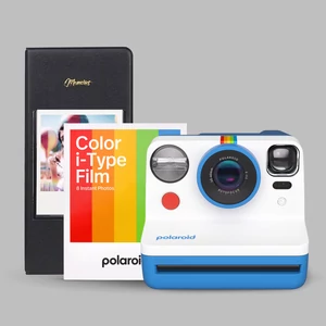 Polaroid Now Gen2 csomag - Kék (GÉP + FILM + ALBUM + TOK)