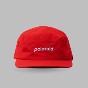  Polaroid 6 panel cap - Red