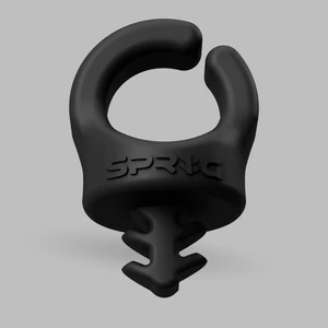 SPRIG BLACK CABLE MANAGEMENT DEVICE FOR 1/4&quot;-20 THREADED HOLES (6-PACK)