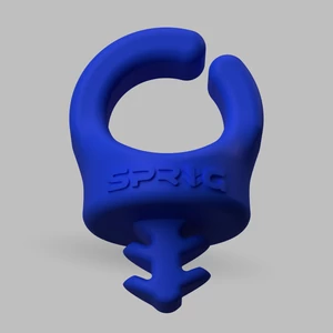 SPRIG BLUE CABLE MANAGEMENT DEVICE FOR 1/4&quot;-20 THREADED HOLES (6-PACK)