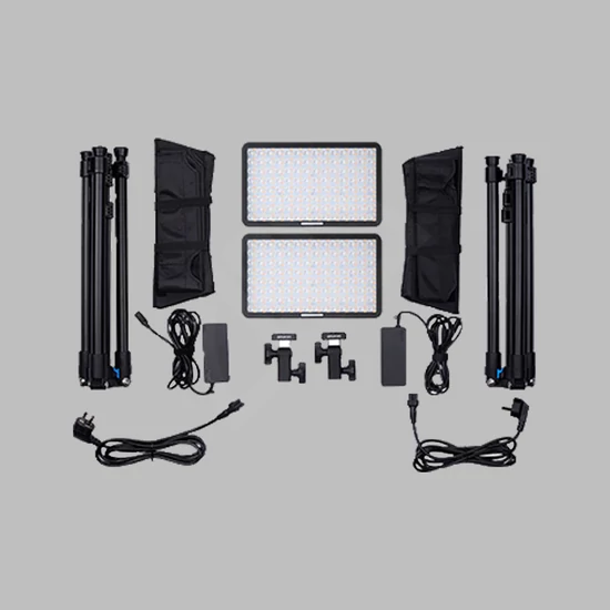 amaran Pano 60c 2-Light Kit RGBW LED panel - Fekete