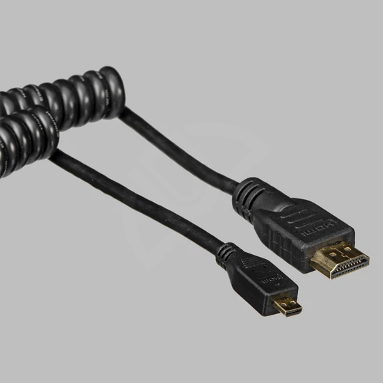 Atomos Micro HDMI - Full HDMI spirálkábel 30cm