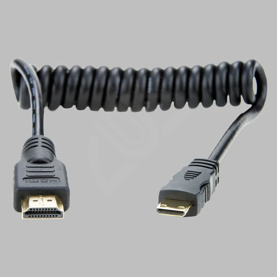 Atomos Mini HDMI - Full HDMI spirálkábel (30cm)