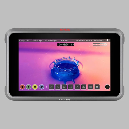 Atomos Ninja V+ kontroll-monitor/rekorder előlnézet