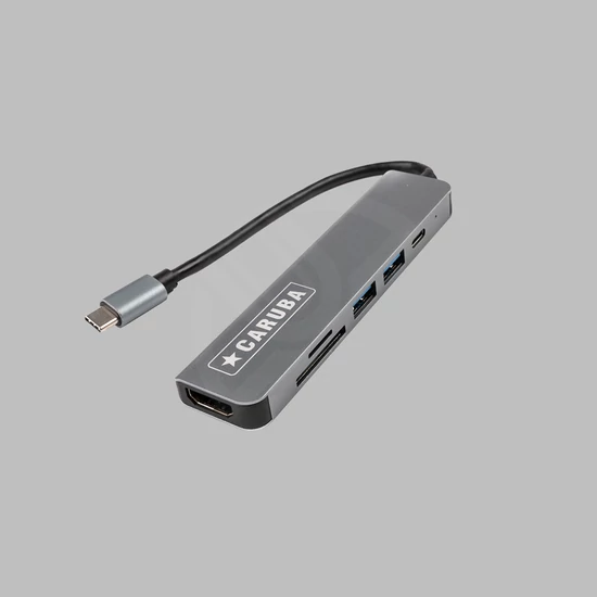 Caruba 6 az 1-ben USB-C Hub elosztó