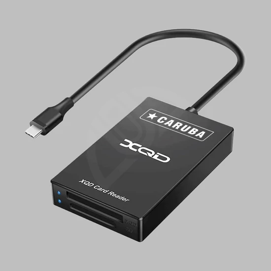Caruba 2 az 1-ben kártyaolvasó XQD + SD USB-C csatlakozással