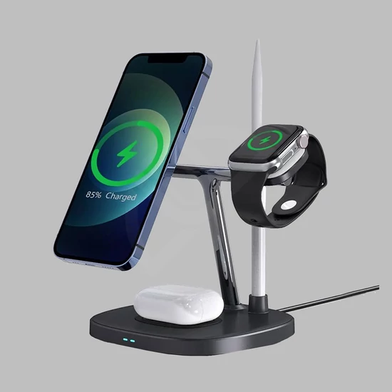 Choetech 15W 4 az 1-ben vezeték nélküli töltőtartó Magsafe T583-F