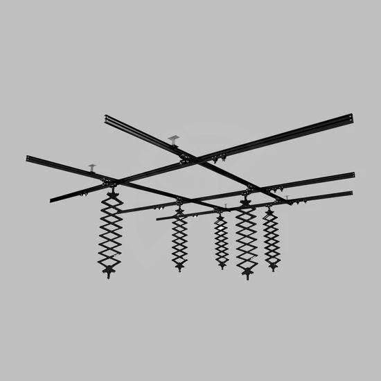FOMEI Pantográf mennyezeti sínrendszer KIT 3 - 5x5m