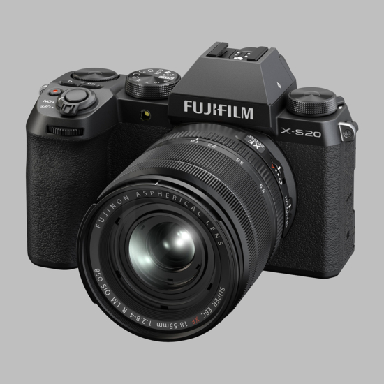 Fujifilm X-S20 váz XF 18-55mm f/2.8-4 R LM OIS kitobjektívvel