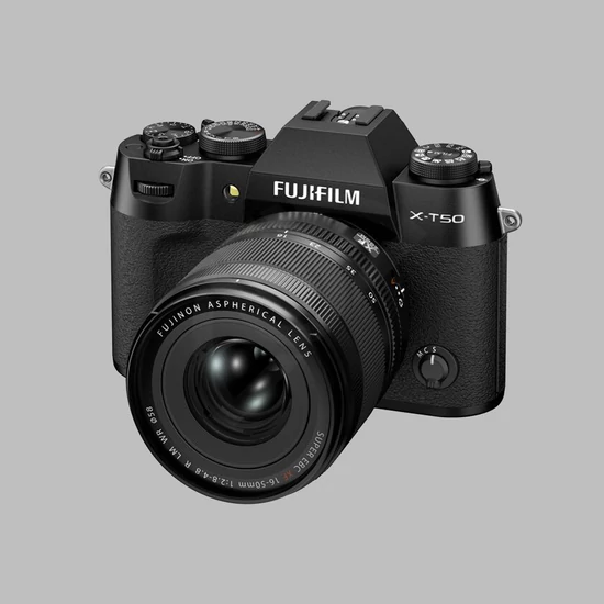 Fujifilm X-T50 kit (16-50mm f/2.8-4.8) (Fekete)
