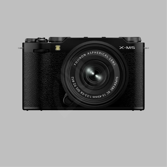 FUJIFILM X-M5 Tükörnéküli digitális fényképezőgép +  XC15-45mm F3.5-5.6 OIS PIZ - Fekete