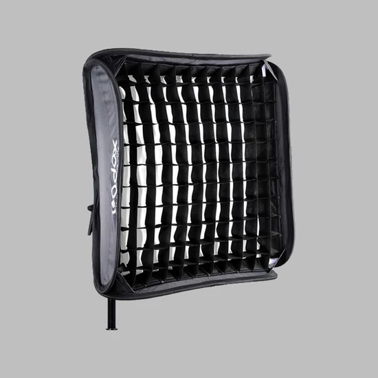 Godox 80x80cm S2-type Bowens bracket softbox méhsejtráccsal (SGGV)