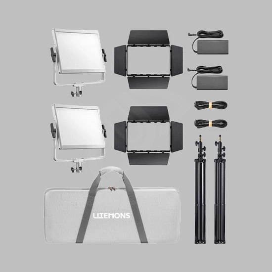 Godox Litemons LP400Bi Bi-color LED Light Panel 2-light kit