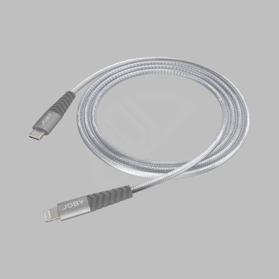 JOBY Charge és Sync USB-C Lightning kábel - 2 m szürke