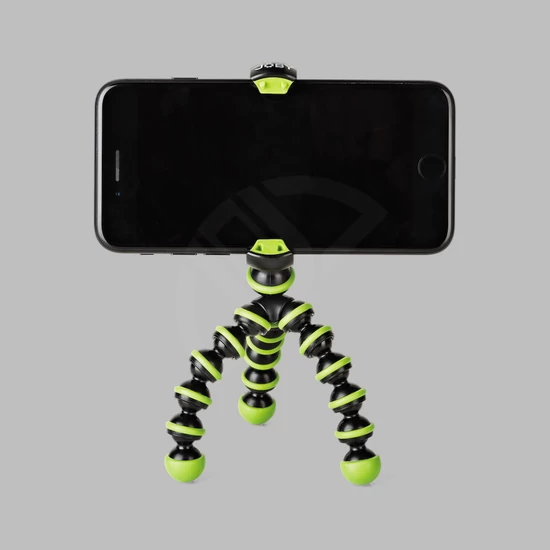 JOBY GP Mobile Mini szett telefontartóval - mobillal szemléltetve