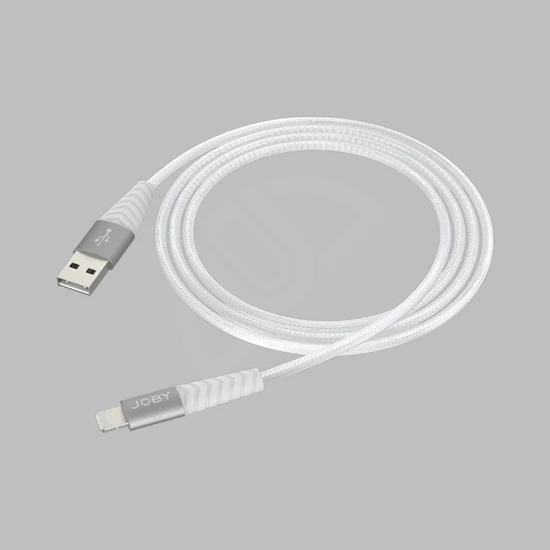 JOBY Töltő és adat kábel Lightning - 1,2m fehér
