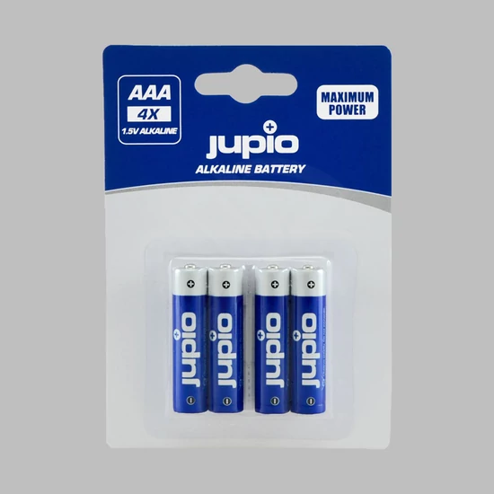 Jupio LR3 AAA Alkáli elem 1.5 V-os - 4db/bliszter