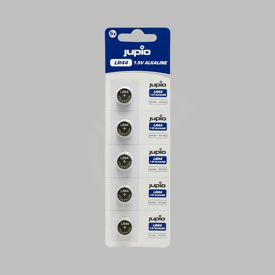 Jupio LR44 Alkáli gombelem 1.5V-os - 5db/bliszter