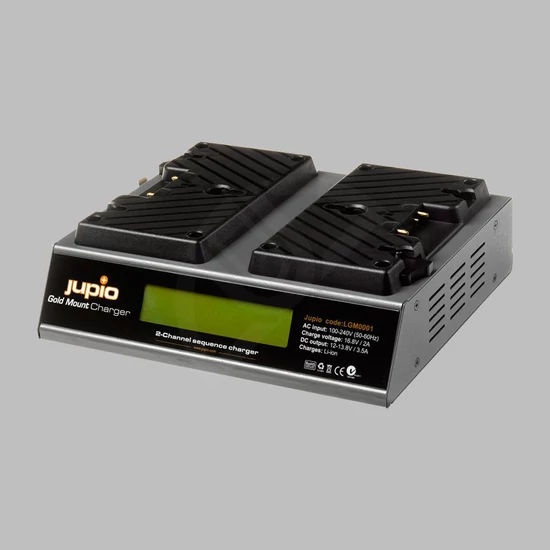 Jupio Broadcast Gold Mount akkumulátor töltő