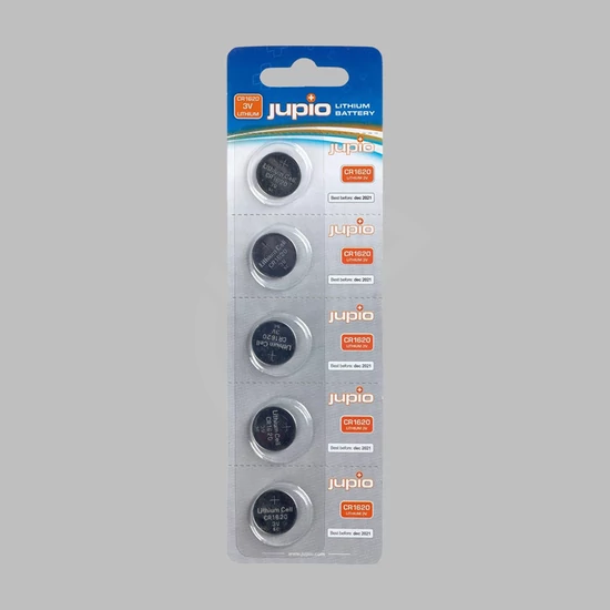 Jupio CR1620 3V-os Li-ion gombelem - 5 db