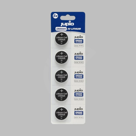 Jupio CR2025 3V-os Li-ion gombelem - 5 db