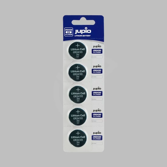 Jupio CR2430 3V-os Li-ion gombelem - 5 db