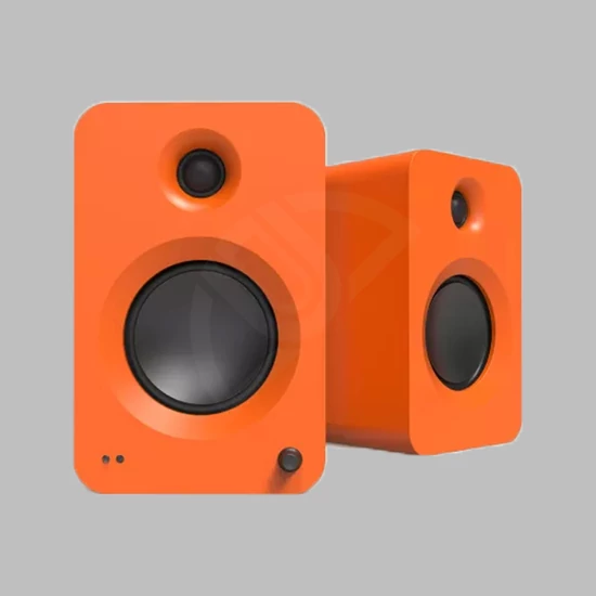 Kanto Audio REN - Aktív hangfal HDMI ARC, USB-C és Bluetooth csatlakozással - Narancssárga