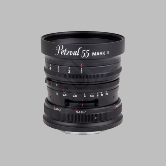 Lomography Petzval 55mm f/1.7 MKII Bokeh Control Objektív - Aluminium Black - Nikon Z Mount