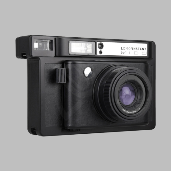 Lomo'Instant Wide Black instant fényképezőgép